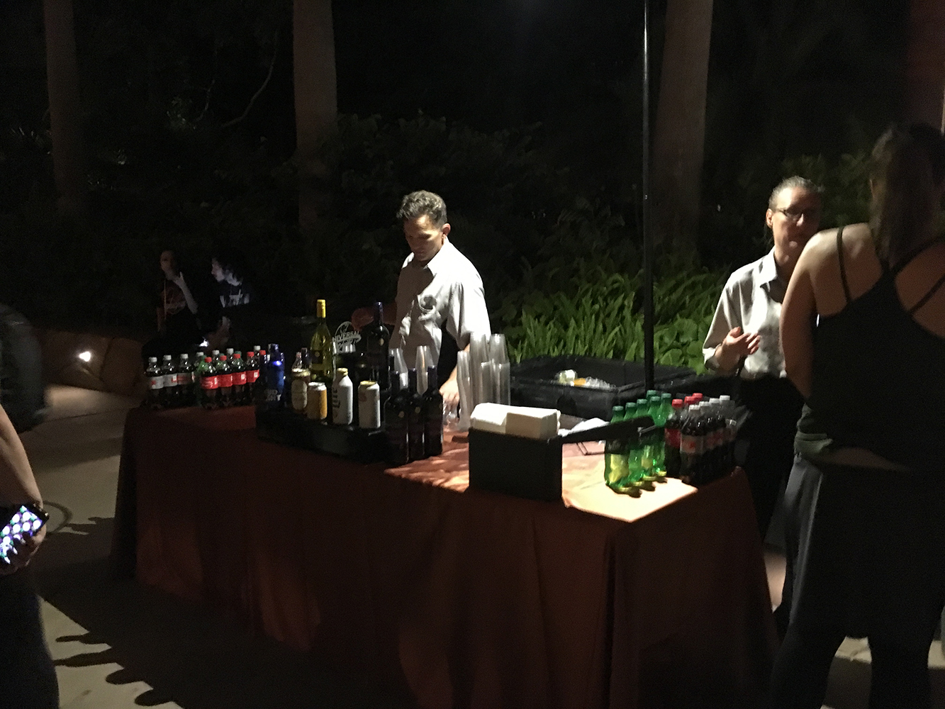 Drink table for #JurassicAliveMeetUp.