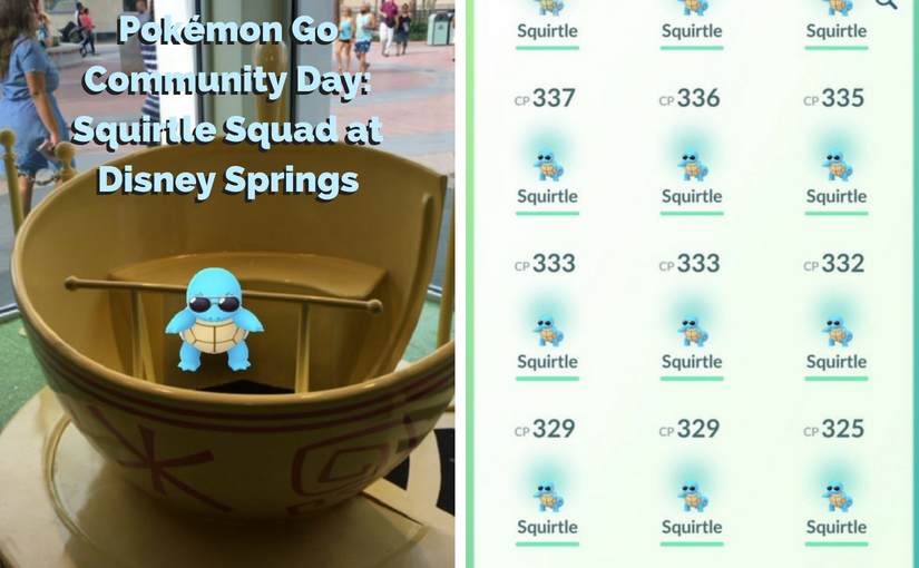 Pokémon Go Community Day Squirtle Squad at Disney Springs • Twenty