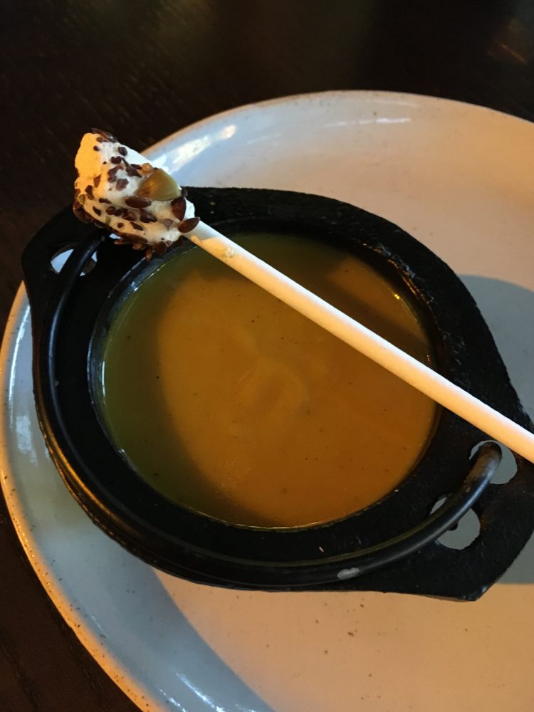 The Winter Squash Bisque at Storybook Dining