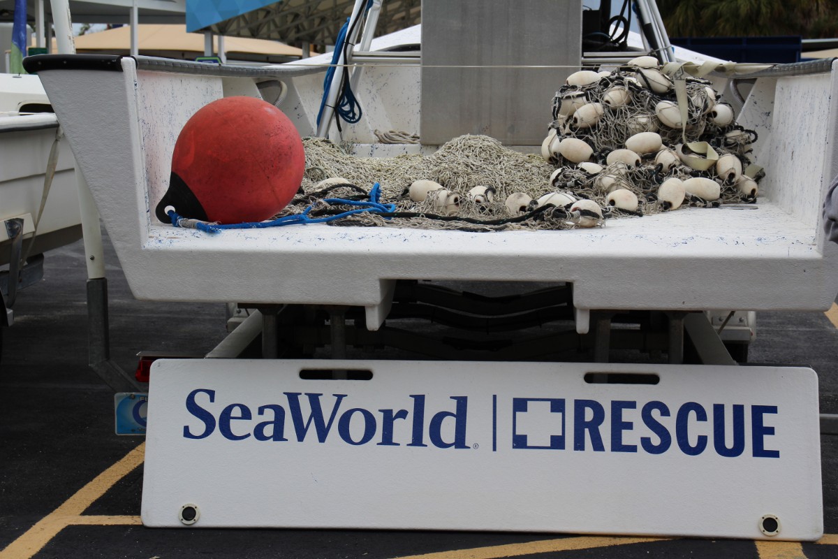 SeaWorld Rescue Boat