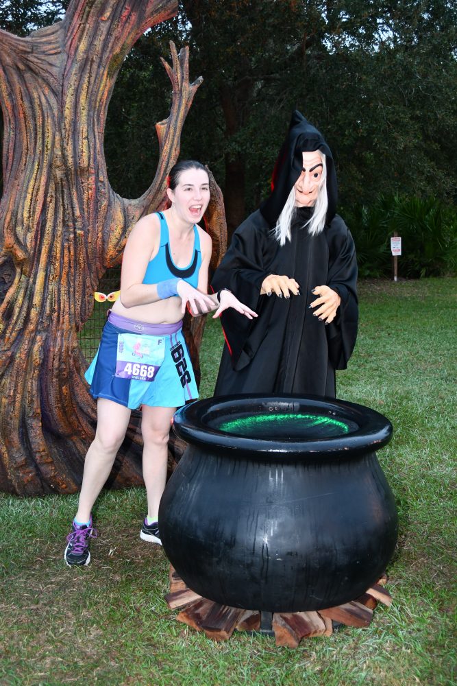 Evil Witch on the Princess Half Course