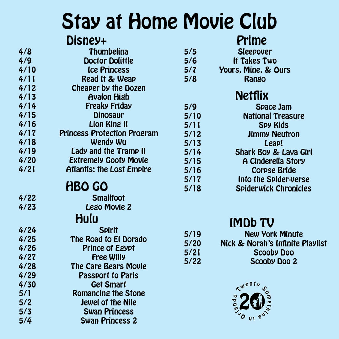 Stay at Home Movie Club