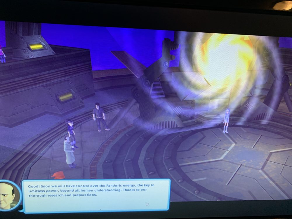 Video game screenshot of Star Stable Online portal to another world.