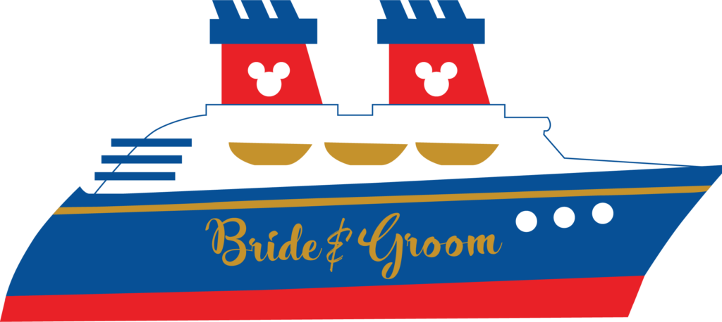 Bride and Groom Disney Cruise Line Magnet
