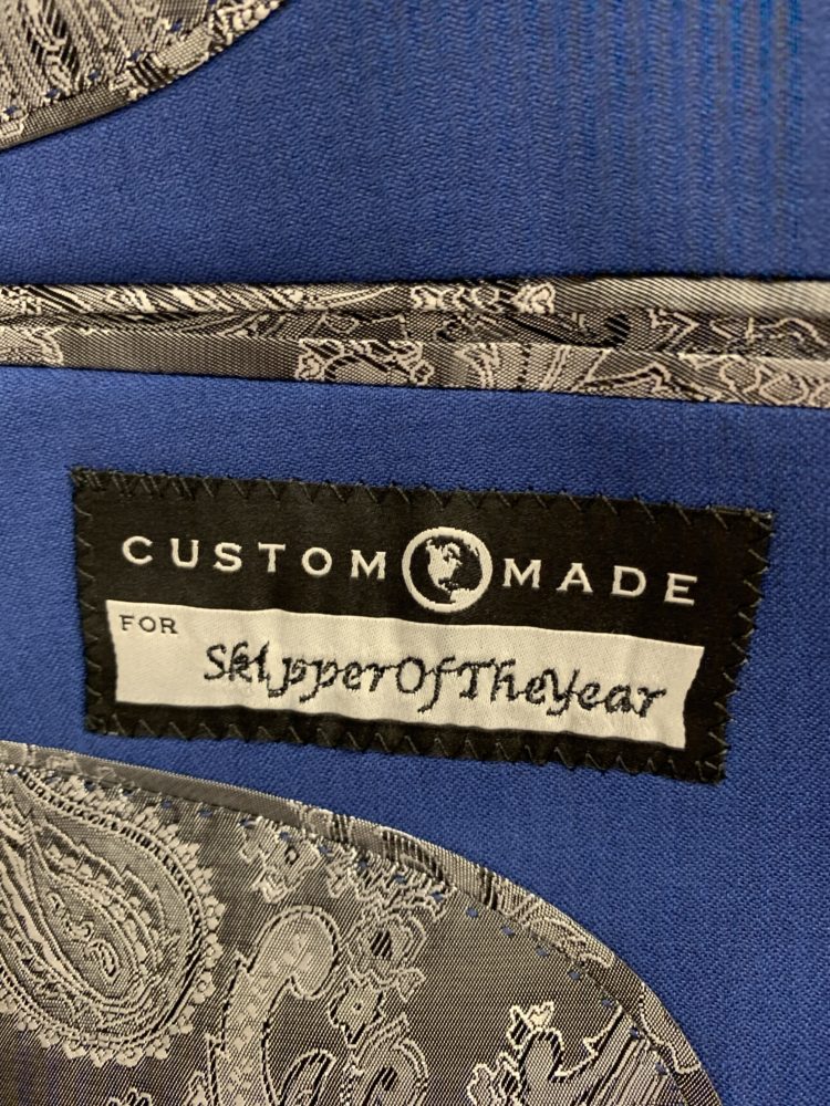 Mens Wearhouse Custom Suit Label Skipper of the Year