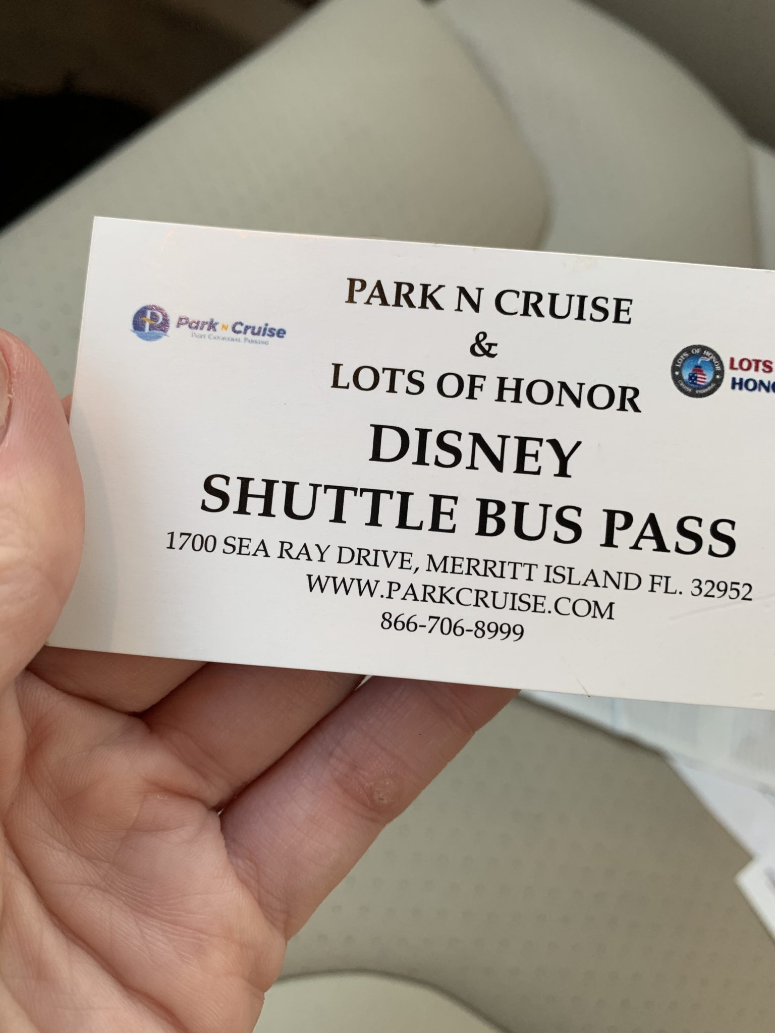 Park n' Cruise Shuttle Ticket